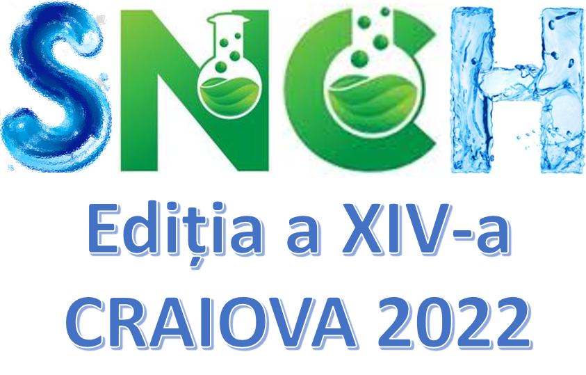 Logo Simpozion Național de Chimie, Ediția a XIV-a, Craiova, 28 Octombrie 2022